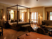 The interior of a suite at The Saxon in Johannesburg, South Africa, one of the world's leading boutique hotels.