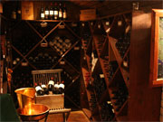 The wine cellar at Singita, Sabi Sands, South Africa, is one of the largest in South Africa.